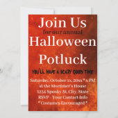 ダブル、ダブル、苦労とトラブル ハロウィンパーティー ポットラックⅠ 招待状 (裏面)