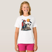 ダブル・デール幽霊のよく出る・ゲーマー Tシャツ (正面フル)