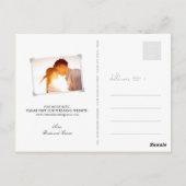 ダブル・ハピネス・ランタン中国のが日付を保存 ポストカード (裏面)