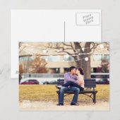 ダブル・ハピネス・ランタン・ウェディング・ザ・デイト 案内ポストカード (正面/裏面)