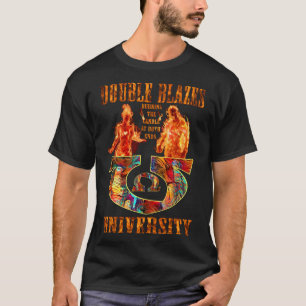 ダブル·ブレーズ大学 Tシャツ