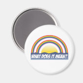 ダブル・レインボーってどういう意味だ？ マグネット (正面/裏面)