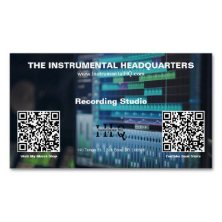 ダブルQRコード（小） マグネット名刺