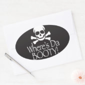 ダブーティはどこだ 楕円形シール (封筒)