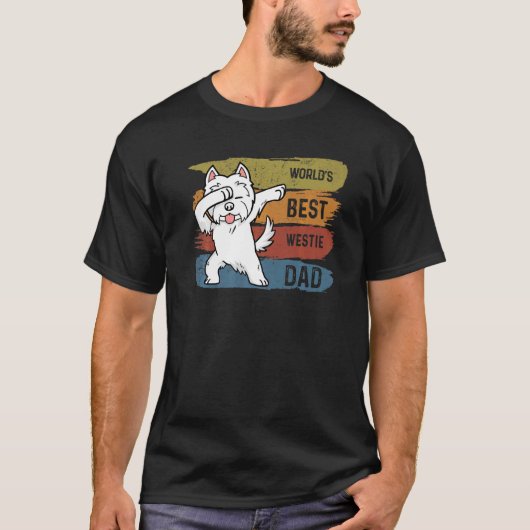 ダブ最高のビーウェスティーパパダブメン子供へズ Tシャツ (正面)