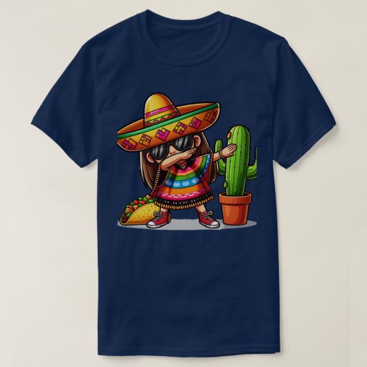 ダブ祝ビングメキシコLで Tシャツ (デザイン正面)