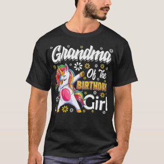 ダブ素晴らしビングユニコーン誕生日おばあちゃん家族Ma Tシャツ