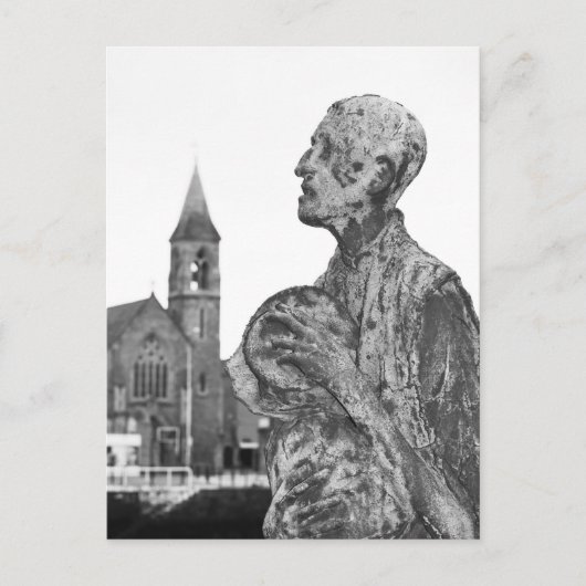 ダブ素晴らしリンのアイルランド像の飢饉 ポストカード (正面)
