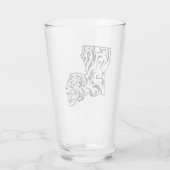 ダブ霜の降りたート タンブラーグラス (裏面)