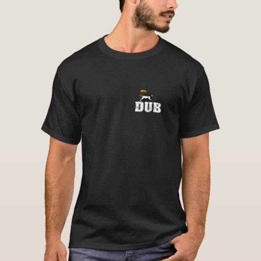 ダブ・レゲエ・ライオン Tシャツ (正面)