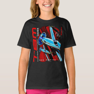 ダヘソカタTBM 900シリーズGA航空 Tシャツ