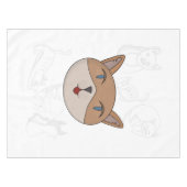 ダベットカバーが大好き テーブルクロス (正面(横))