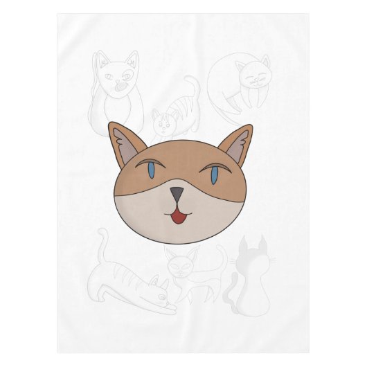 ダベットカバーが大好き テーブルクロス (正面)