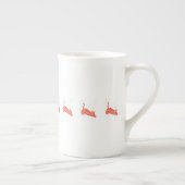 ダベットカバースープマグカップをストレッチする時間 ボーンチャイナマグカップ (右)