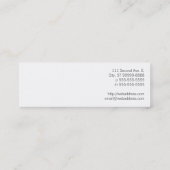 ダベンポートかソファー スキニー名刺 (裏面)