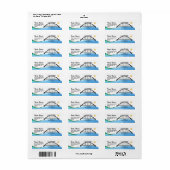 ダベンポートアイオワ住所 シール (フルシート)