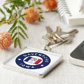 ダベンポートアイオワ キーホルダー (側面)