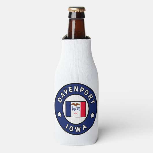 ダベンポートアイオワ ボトルクーラー (ボトル正面)
