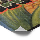 ダベンポート，アイオワ（コーン） – 大きな文字のシーン ポスター (角)