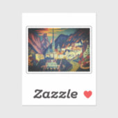 ダボスで夏を過ごすE.L.カーチナー(1925年) シール (シート)