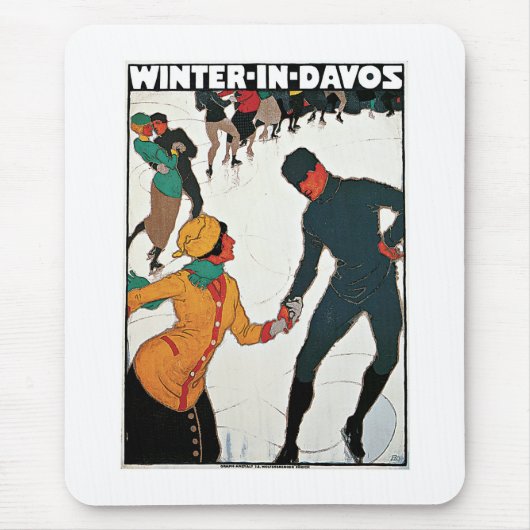 ダボスの冬 マウスパッド (正面)