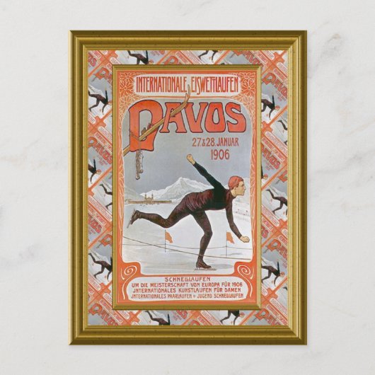 ダボス1906年 ポストカード (正面)