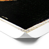 ダボス、スイススキーウィンターヴィンテージ旅行 ポスター (角)