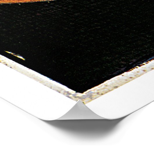 ダボス、スイススキーウィンターヴィンテージ旅行 ポスター (角)