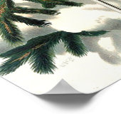 ダボス、パーセン、山道、ヴィンテージ旅行 ポスター (角)