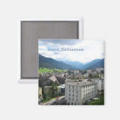 ダボスSwitzerland Photo Souvenir冷蔵庫用マグネット マグネット (正面/裏面)