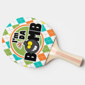 ダボム!パターカラフルン 卓球ラケット (横)