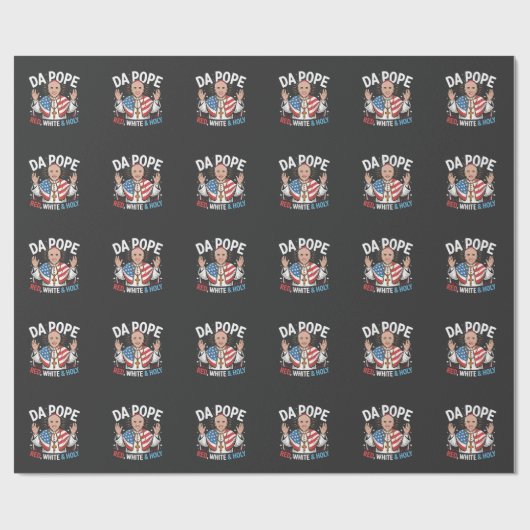 ダポープアメリカシカゴ教皇レオ14プロヴォスト ラッピングペーパー (フラット)