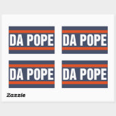 ダポープアメリカシカゴ教皇レオ14プロヴォスト 長方形シール (シート)