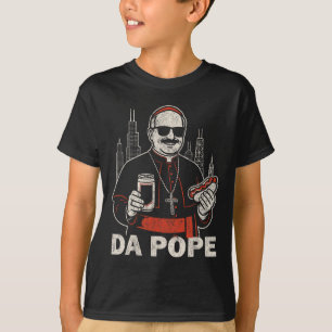 ダポープアメリカシカゴ教皇レオ14世おもしろい六 Tシャツ