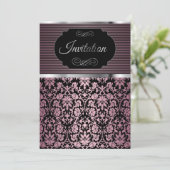 ダマかわいらしスクパーティーお祝い |招待状 招待状 (スタンド正面)