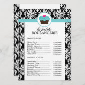 ダマかわいらしスクベーカリー価格表 (正面/裏面)