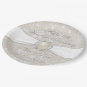 ダマはっきりしたスク30周年結婚紙プレート ペーパープレート (アングル)