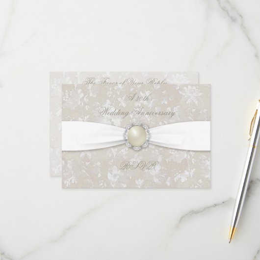 ダマはっきりしたスク30周年記念RSVP 出欠カード (正面/裏面インサイチュ)