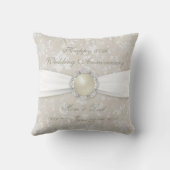 ダマはっきりしたスク30結婚周年記念装飾用クッション クッション (裏面)
