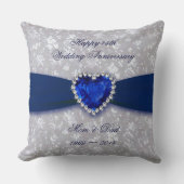 ダマはっきりしたスク45結婚周年記念装飾用クッション クッション (正面)