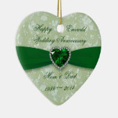 ダマはっきりしたスク55周年記念ハート写真オーナメント セラミックオーナメント (右)