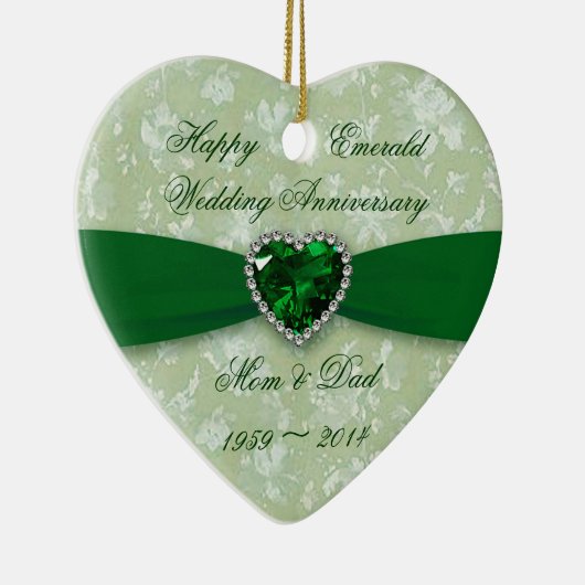 ダマはっきりしたスク55周年記念ハート写真オーナメント セラミックオーナメント (右)