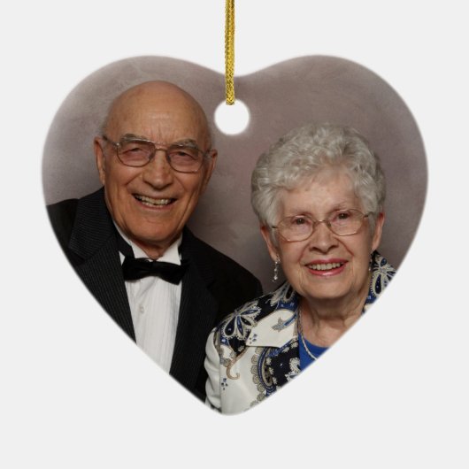 ダマはっきりしたスク55周年記念ハート写真オーナメント セラミックオーナメント (裏面)