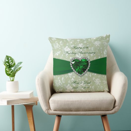 ダマはっきりしたスク55結婚周年記念装飾用クッション クッション (椅子)
