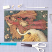 『ダマアンティと白鳥』ワーウィック・ゴーブル 薄葉紙 (クラフト)