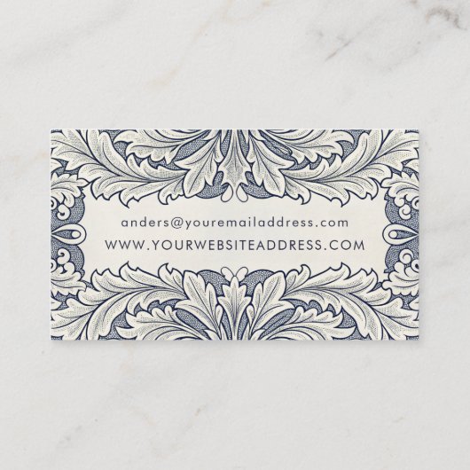 ダマイタリアンスクエレガントソールオーナー会社 名刺 (裏面)