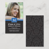 ダマエレガントスクの卒業状況カード（青） コーリングカード (正面/裏面)