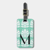 ダマエレガントスクの貝殻が盛パーソナライズされたり ラゲッジタグ (正面縦)