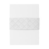 ダマエレガントスクホワイト結婚ズw文字 招待状ベリーバンド (裏面例)