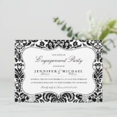 ダマエレガントスク婚約パーティ招待状 招待状 (スタンド正面)